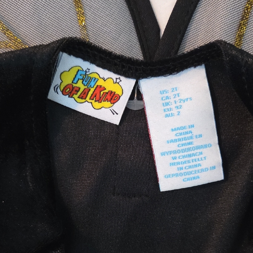 Charming Yellow and Black Bee Costume for Kids - Picture 2 of 4